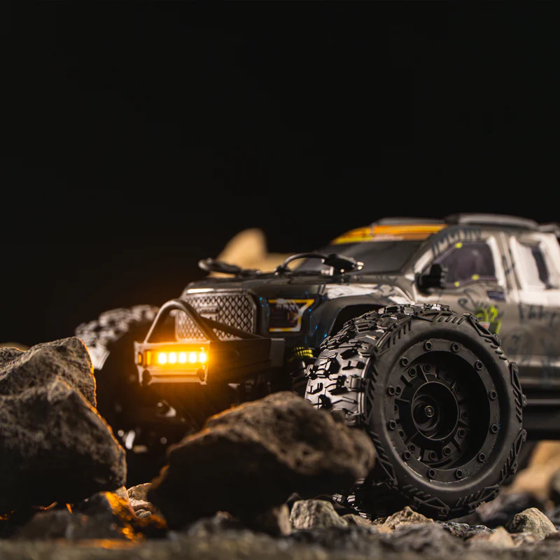 Rlaarlo ROG1 Metal 1/14 Scale Brushless RTR Monster Truck, (Red)