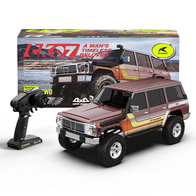 Rlaarlo 1/7 Scale 4WD Brushless RTR RC Crawler TK07 (Red)