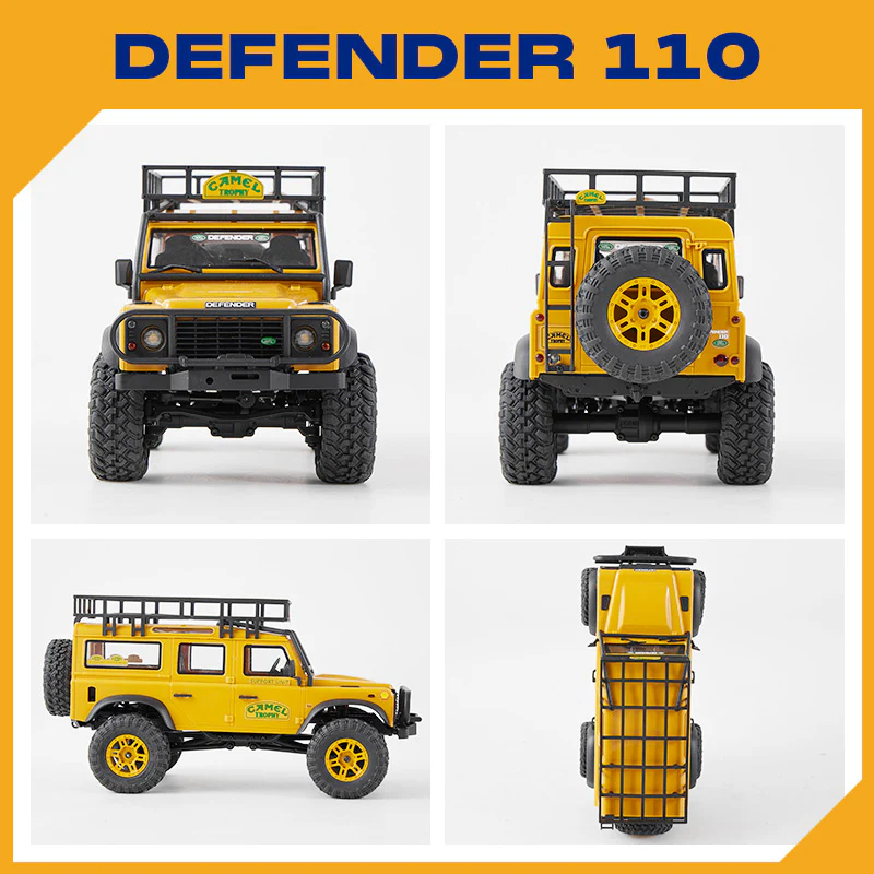 FMS FCX24M Camel Trophy Defender 110 1/24 RTR Micro Rock Crawler
