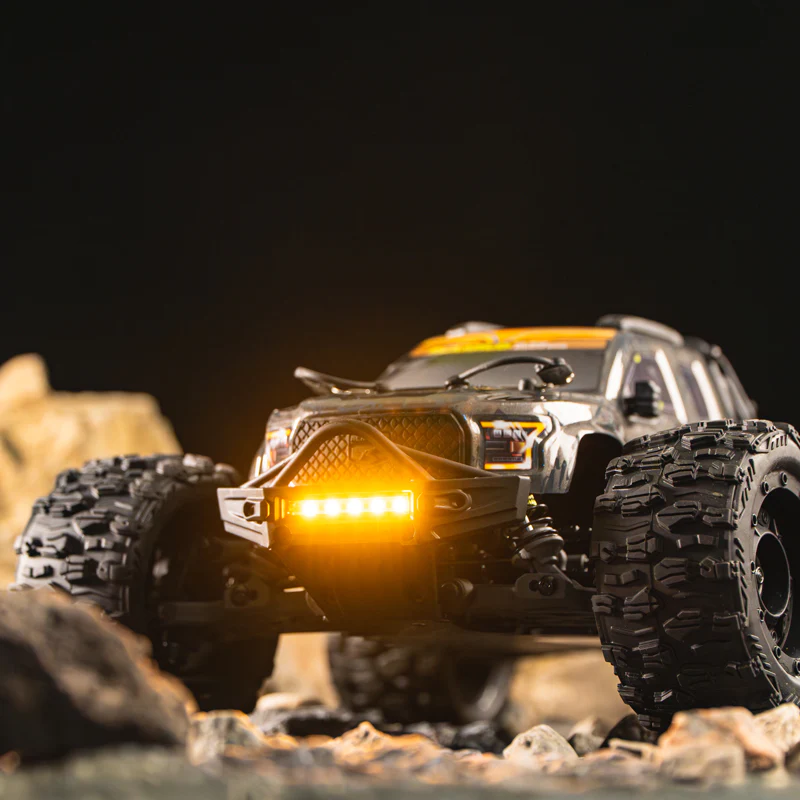 Rlaarlo ROG1 Metal 1/14 Scale Brushless RTR Monster Truck, (Red)