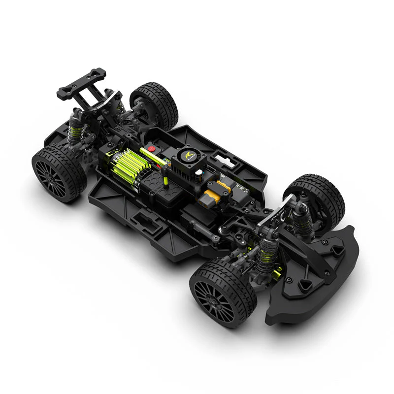 Rlaarlo XTS P12 Brushless 1:12 Scale 4WD Rally Car – Red (3S LiPo Version)