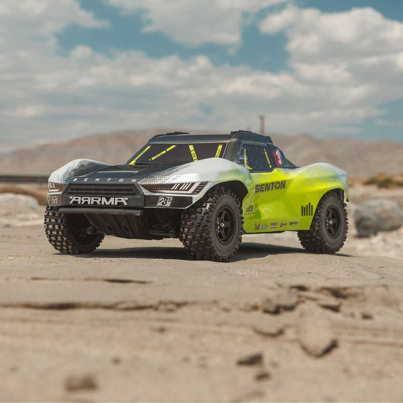 Arrma Senton 223S BLX 1/10 Brushless RTR 4X4 Short Course Truck (Yellow)